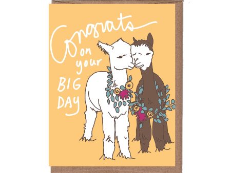 Llama Wedding Card Online now