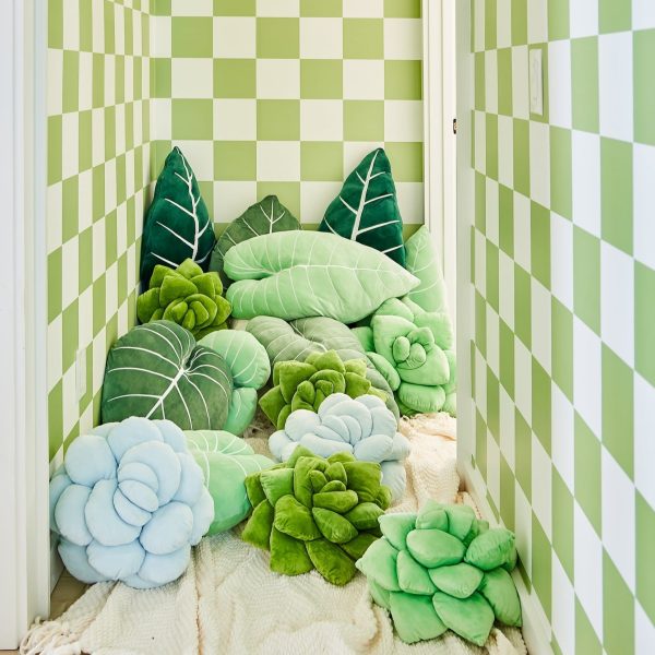 Lil  Pop Green Succulent® Pillows Set Hot on Sale