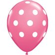 Rose Pink Polka Dot Balloon For Sale