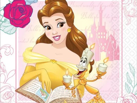 Beauty and the Beast Napkins - Lunch 16 Pkt Online now