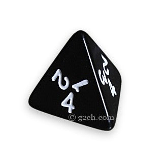 D4 Opaque Black with White Numbers For Sale