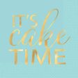 It s Cake Time Napkins - Beverage 16 Pkt Online Hot Sale