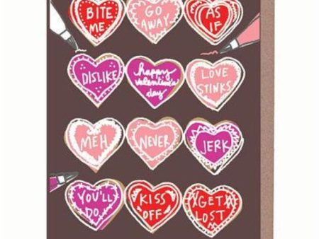 Snarky Valentine Cookies Card on Sale