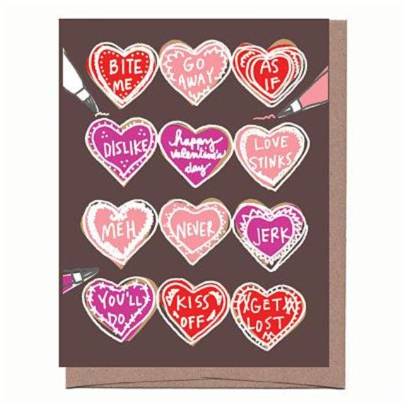 Snarky Valentine Cookies Card on Sale