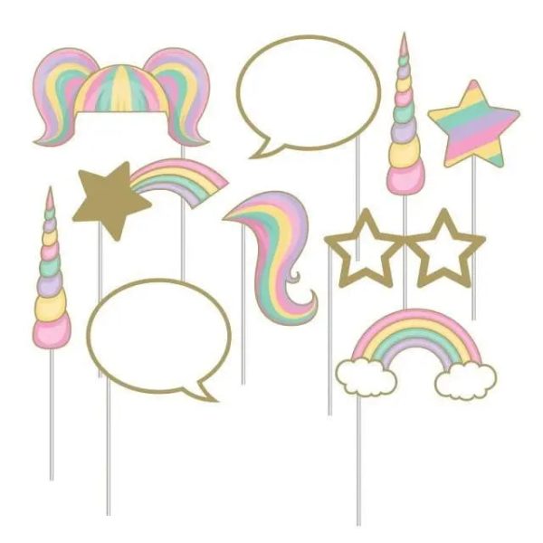 Unicorn Sparkle Photo Booth Props For Discount