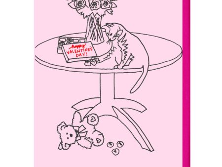 Rude Cat Valentine s Card Online now