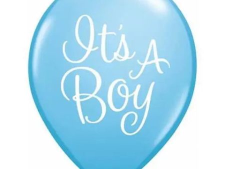 Its a Boy Classy Script Balloon - 6 Pkt For Cheap