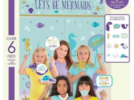 Mermaid Wishes Scene Setter and Photo Props Hot on Sale