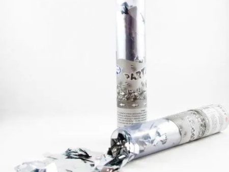 Silver Twist Confetti Cannon 20cm Online now