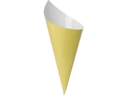 Five Star Pastel Yellow Snack Cones Cheap