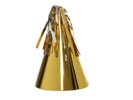 Five Star Metallic Gold Party Hats - 10 Pkt Discount