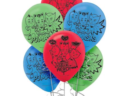 PJ Masks Balloons - Pack of 6 Online Hot Sale