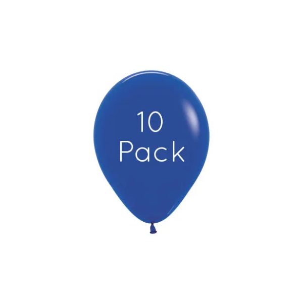 Royal Blue Mini Balloons - 10 Pkt Hot on Sale