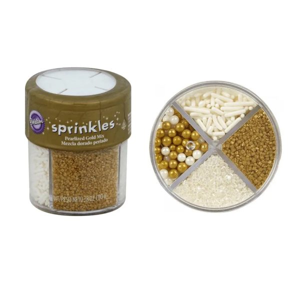 Wilton Gold Mix Sprinkles Hot on Sale