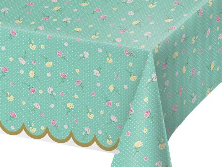 Floral Tea Party Tablecover Discount