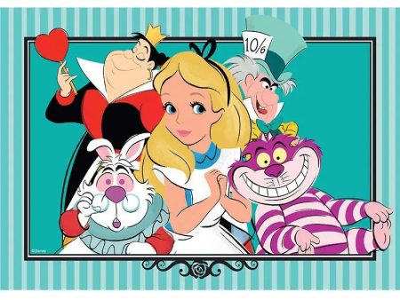 Alice In Wonderland Edible Cake Image - A4 Size Online Hot Sale