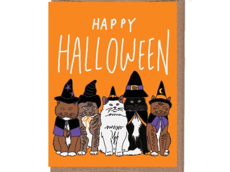 Halloween Cats Card Discount