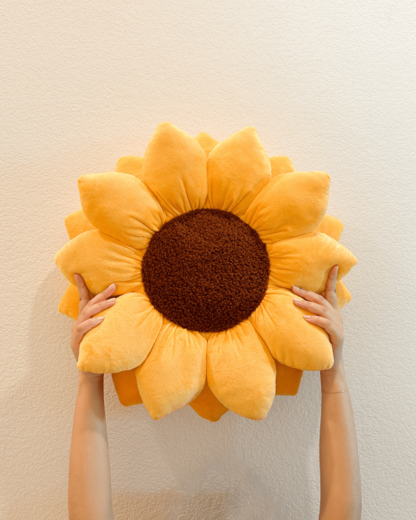 Sunflower Pillow - Golden Yellow Online