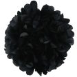 Black Tissue Pom Pom Cheap