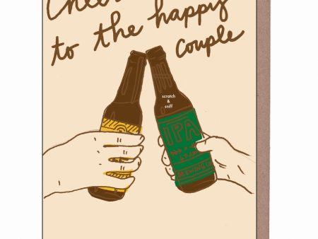 Scratch & Sniff Beer Cheers Wedding Card Online now