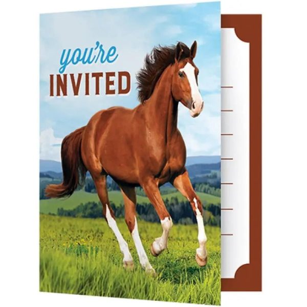 Horse & Pony Invitations - 8 Pkt Discount