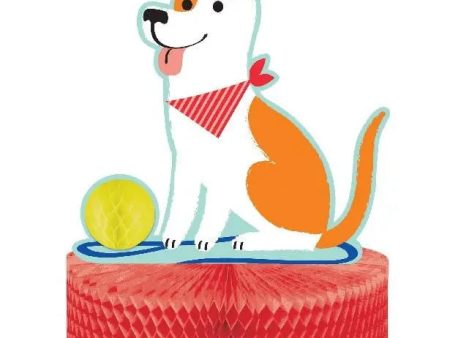 Dog Party Honeycomb Centrepiece Cheap