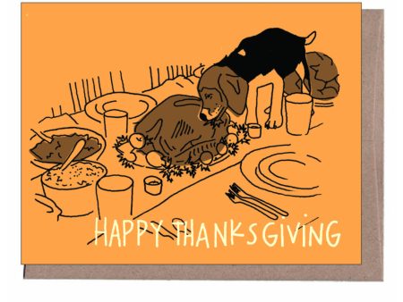 Naughty Dog Thanksgiving Card Sale