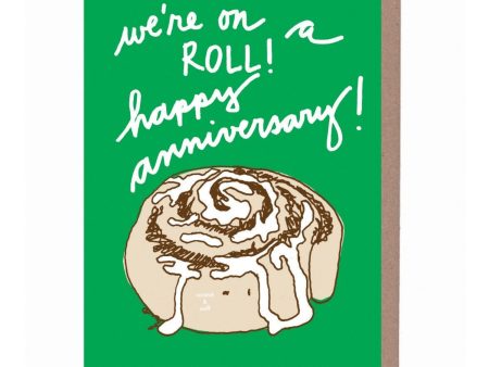 Scratch & Sniff Cinnamon Roll Anniversary Card For Sale