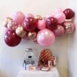 Sangria Sparkle Balloon Garland by Pop Balloons For Sale