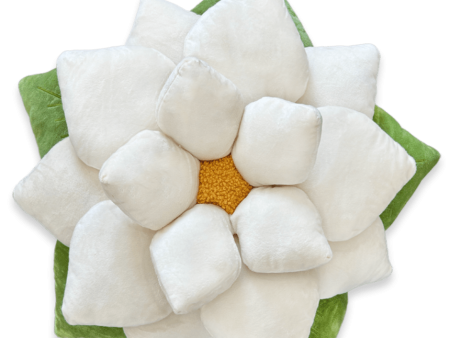 Poinsettia Pillow - Marshmallow White For Cheap