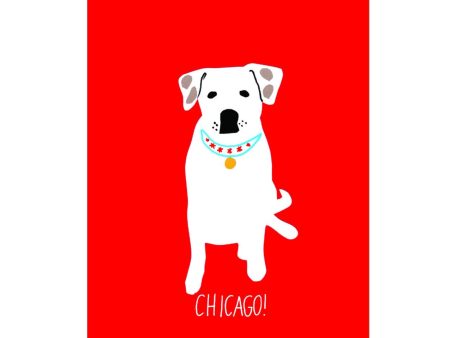 Chicago Dog Art Print Online