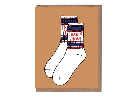 Socks Thank You Note on Sale