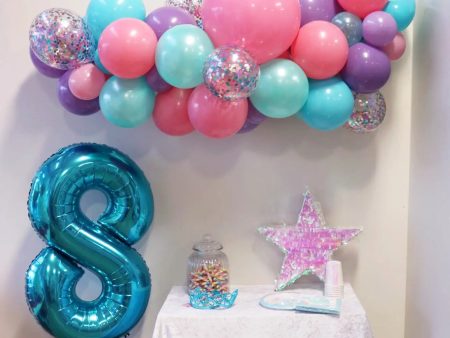 Candyfloss Balloon Garland by Pop Balloons For Cheap