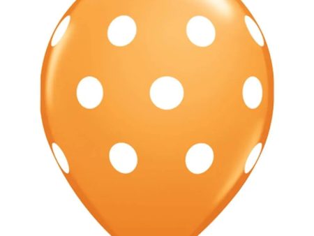 Orange Polka Dot Balloon Online Sale