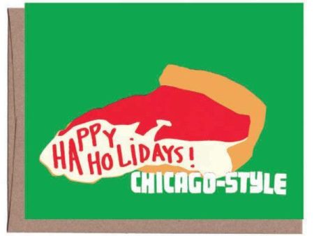 Chicago Deep Dish Holiday Card on Sale