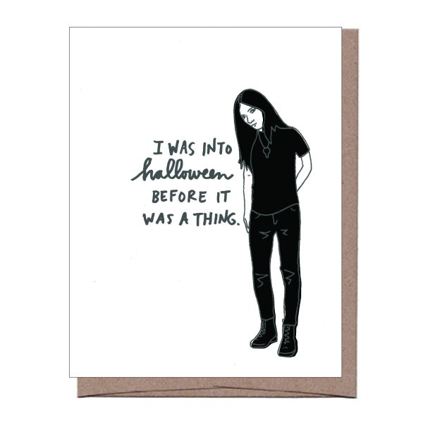 Goth Halloween Card Cheap