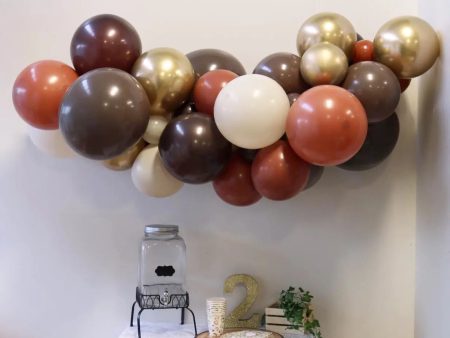 Espresso Balloon Garland by Pop Balloons Hot on Sale