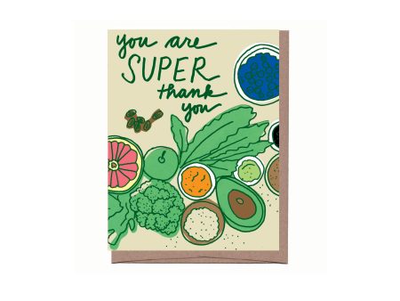 Superfood Thank You Note Online