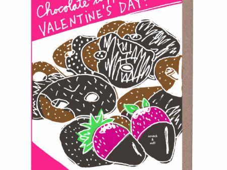 Scratch & Sniff Chocolate Dipped Valentine s Card For Sale