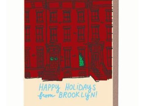 Brooklyn Holiday Brownstone Card Cheap