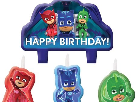 PJ Masks Candle Set - 4 Pkt Sale