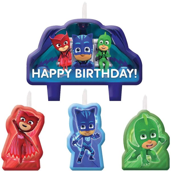 PJ Masks Candle Set - 4 Pkt Sale