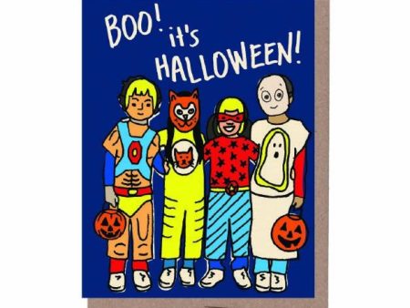 Costume Kids Halloween Card Online