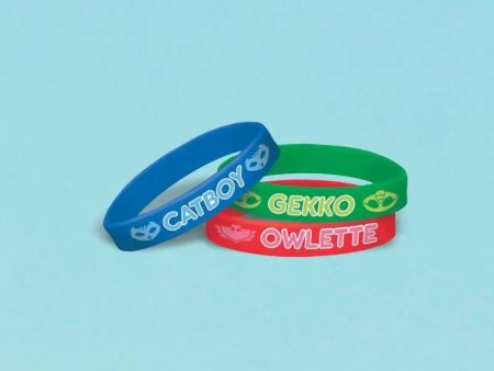 PJ Masks Silicone Bracelets - Pack of 6 For Discount