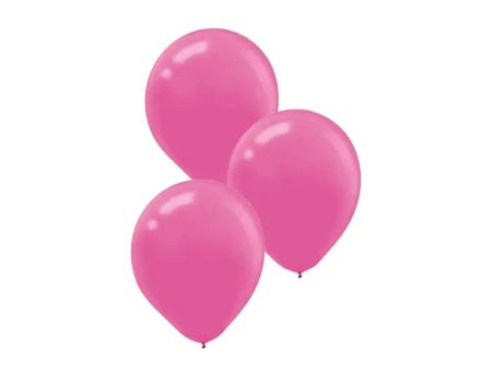 Value Bright Pink Mini Balloons - 50 Pack For Cheap