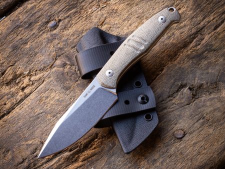 GiantMouse GMF2 Scout - Green Canvas Micarta Online Sale