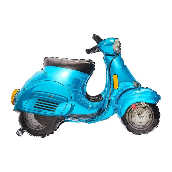 Blue Scooter Supershape Foil Balloon Sale