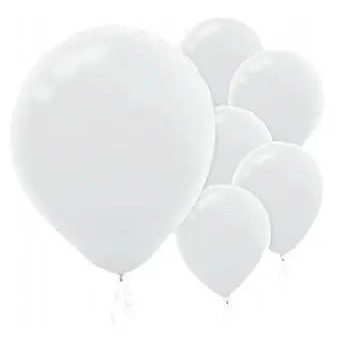 Value Balloons Pack of 15 - White Online now