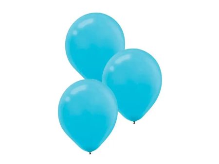 Value Caribbean Blue Mini Balloons - 50 Pack For Cheap