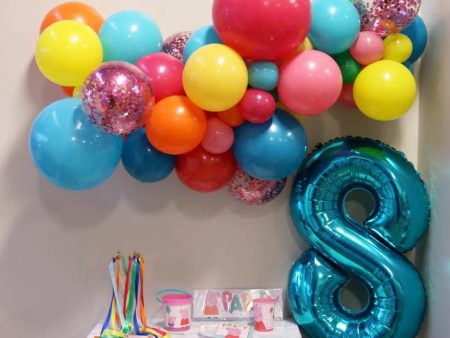 Peppa Balloon Garland by Pop Balloons Supply